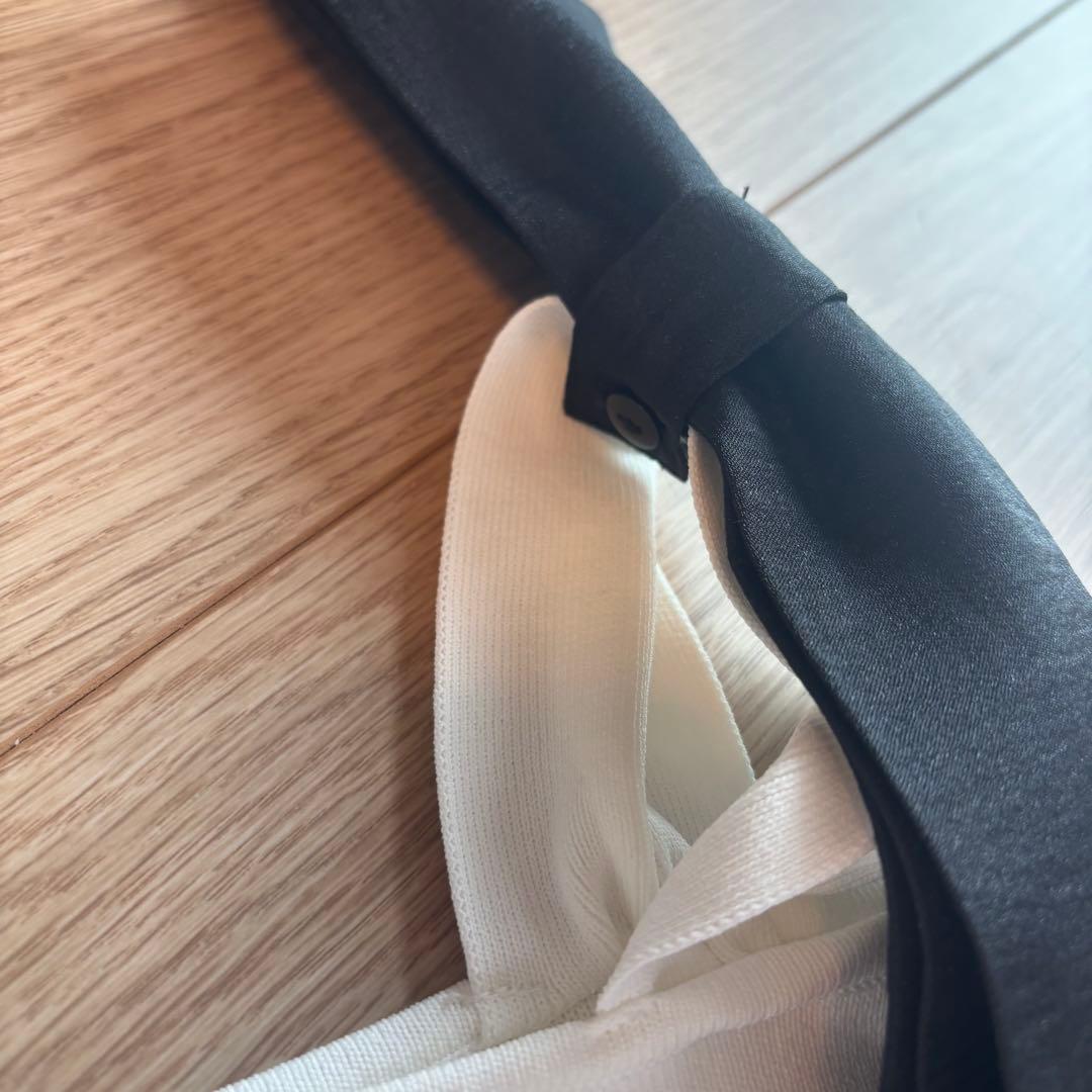 ルルウィルビー　ショルダーリボンミニタンクプルオーバー