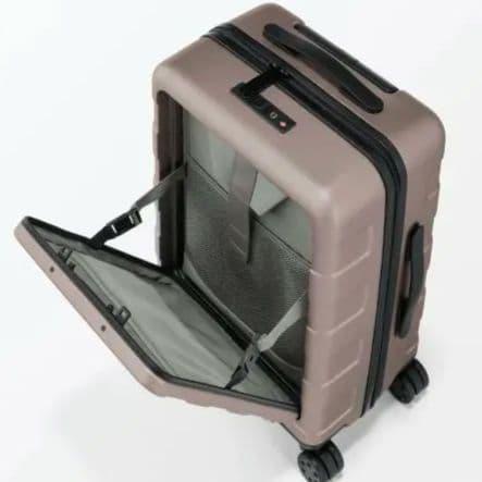 【新品未開封】無印良品 フロントオープンキャリーケース 32L ベージュ