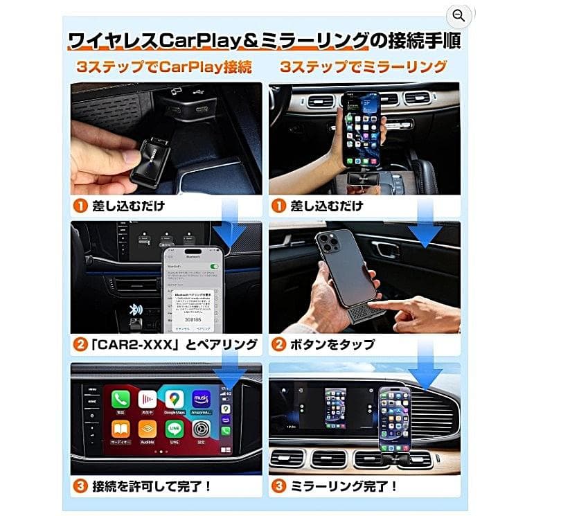 ⭕新品【GetPair Mirror Cast ワイヤレスアダプター】