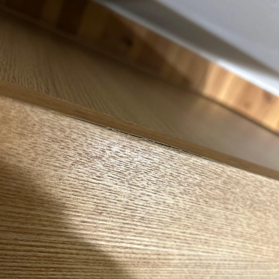 無印良品　食器棚　ガラス扉　脚付　廃盤