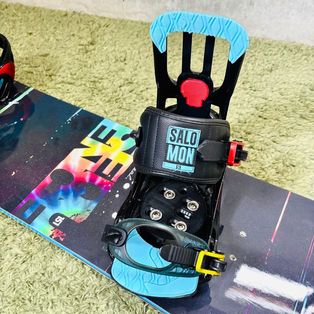 SALOMON SEQUENCE スノーボード 151cm 3点セット