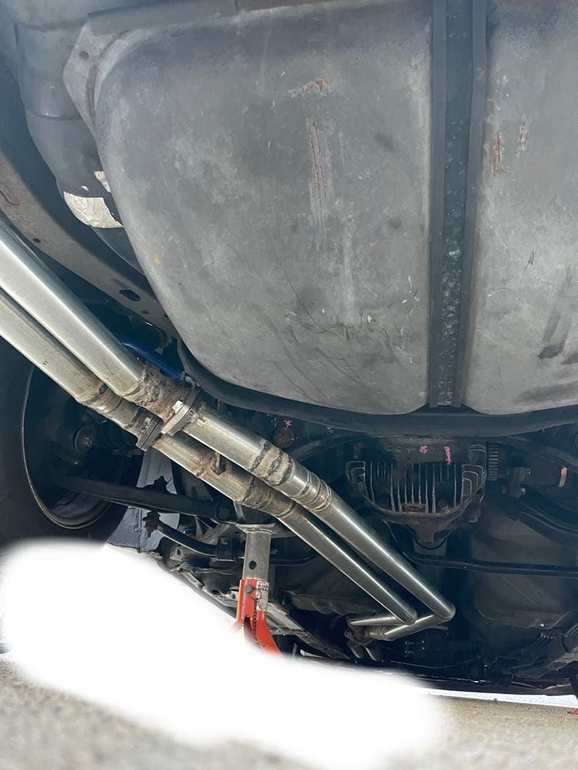 最終値下げ 180sx S13 腹下ビタビタワンオフ フルデュアルマフラー