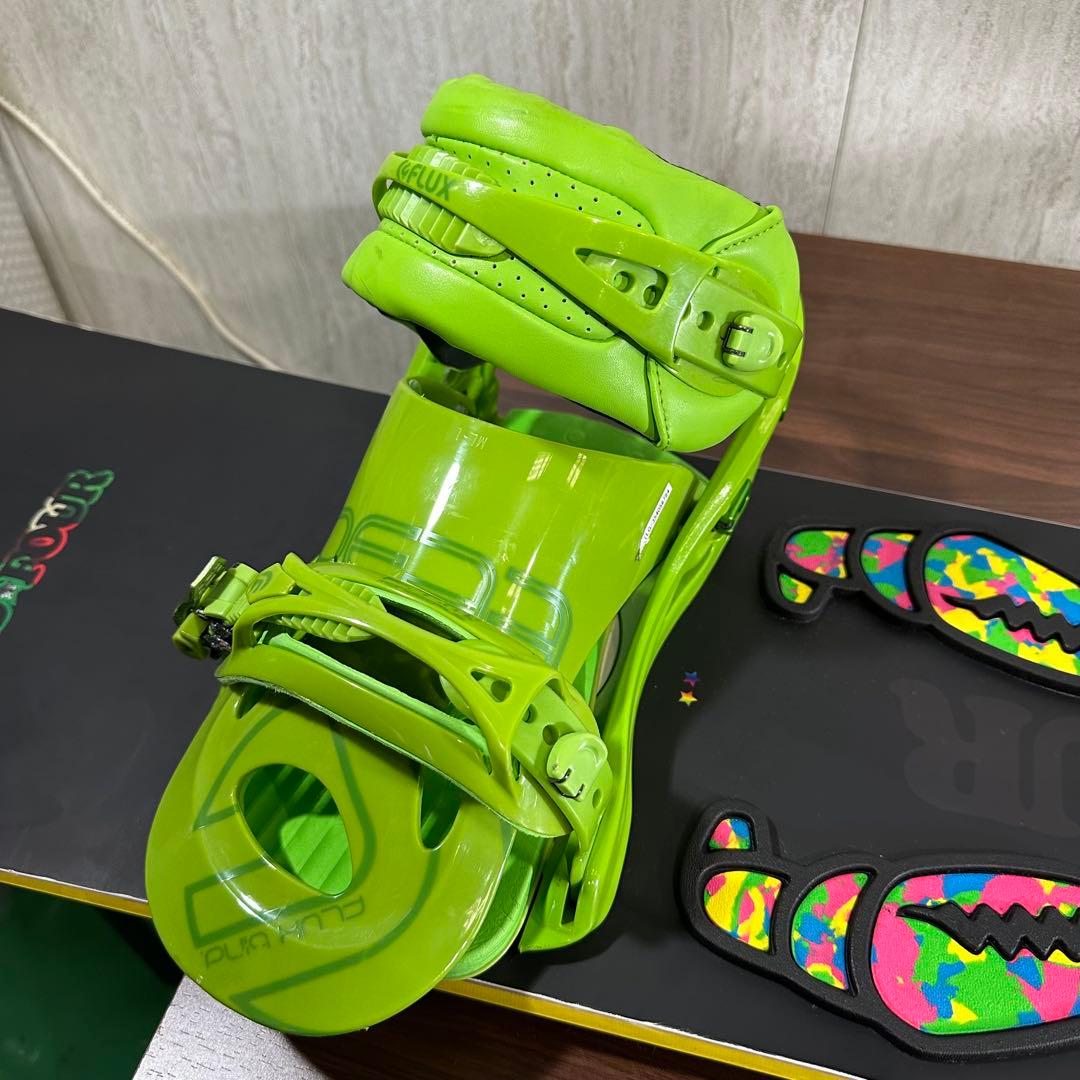 美品 November D4 155㎝ スノーボード板 バインディング