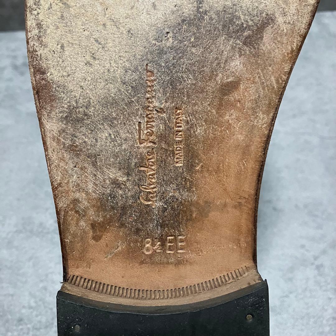 未使用級　フェラガモ　ビットローファー　ガンチーニ　ブラウン　2217