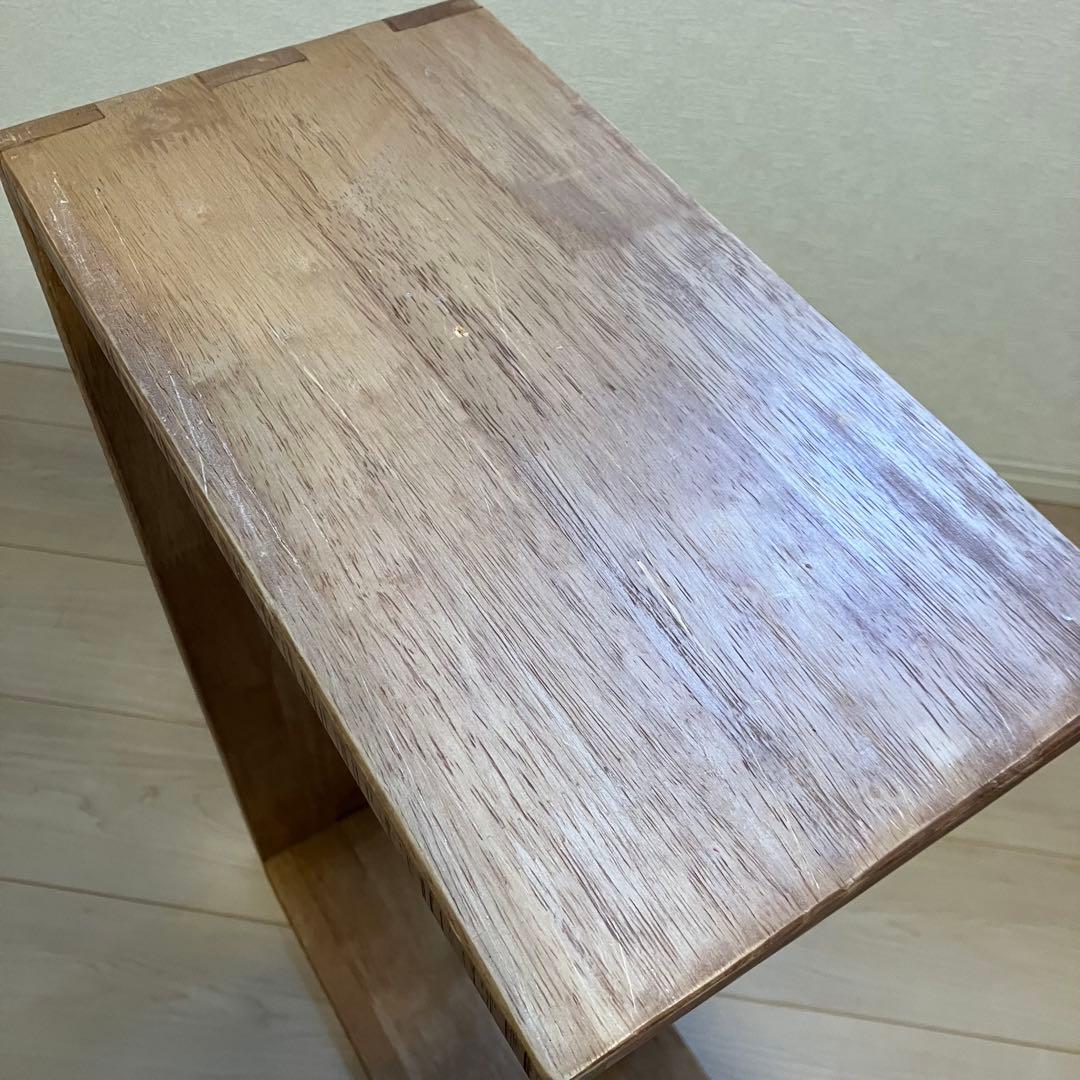 スツール　木製　2個セット　植物棚　アンティーク　収納　サイドテーブル　お得