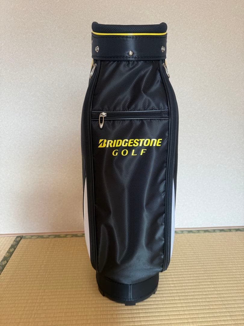 【新品未使用品】BRIDGESTONE キャディバッグ 黒/黄