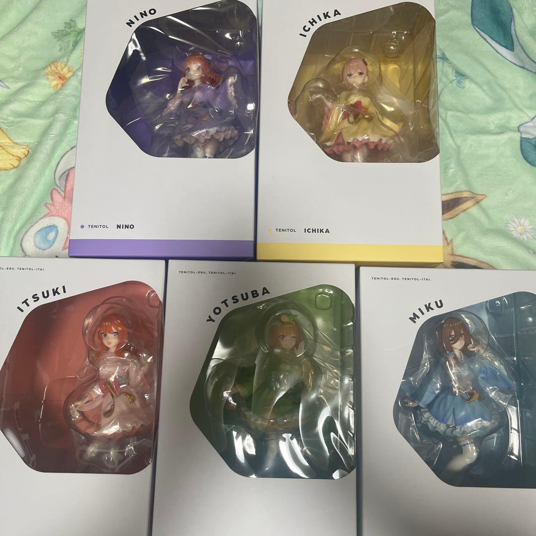 五等分の花嫁 TENITOL フィギュア セット