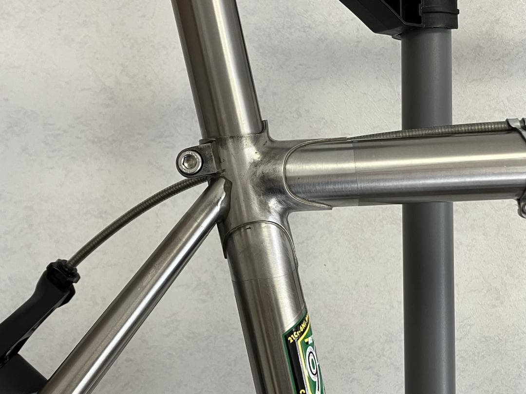 レイノルズ921ステンレスピストバイク EmmeAkka新品パーツ多数同梱