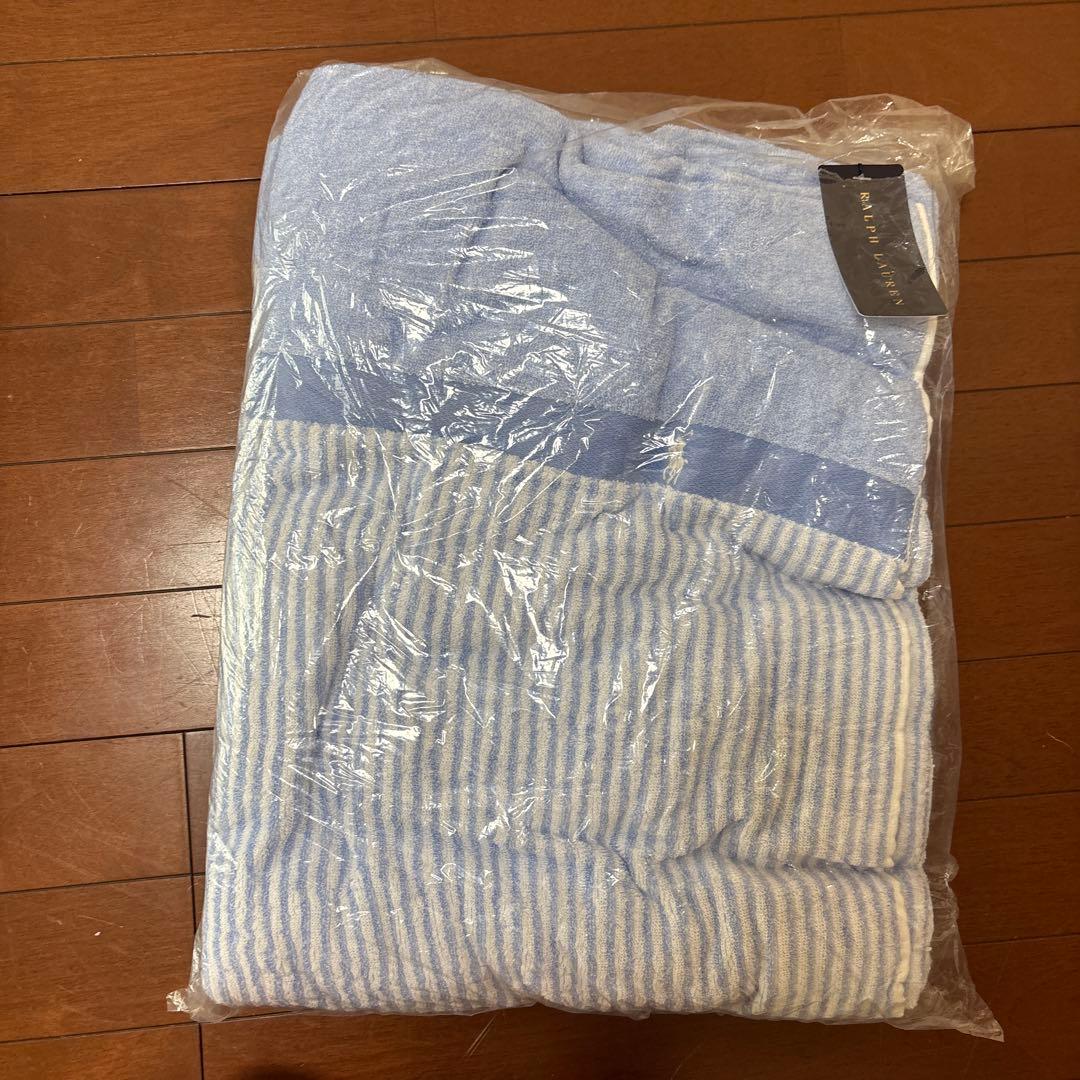 Ralph Lauren ストライプ タオルケット 140×200cm