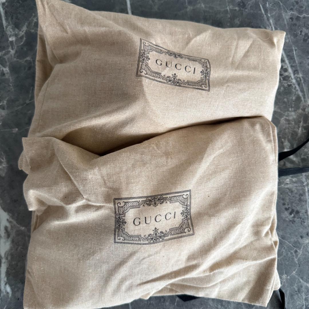 新品未使用 GUCCI ストライプ スライドサンダル ホワイト