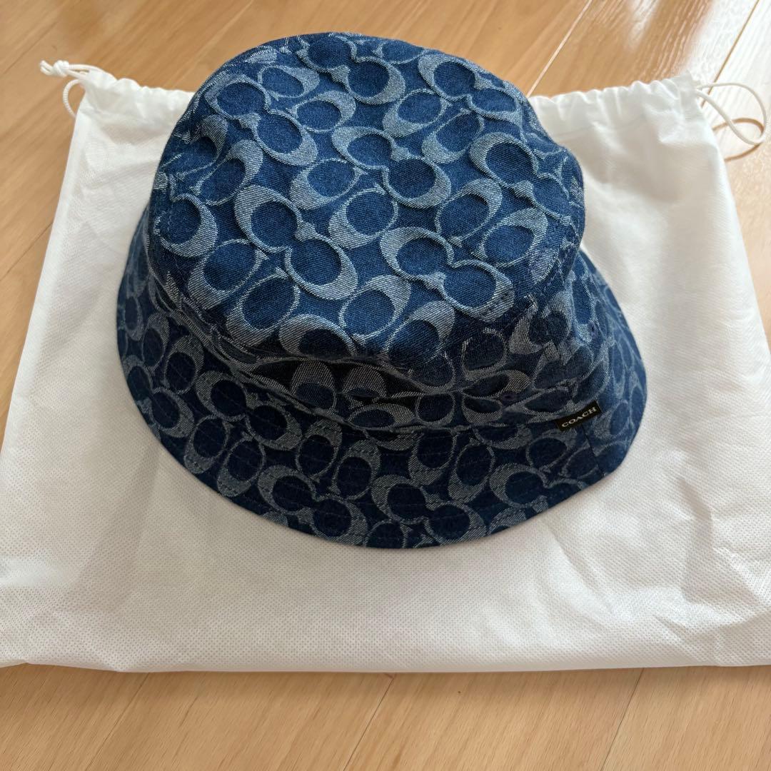 COACH シグネチャー デニム バケットハット