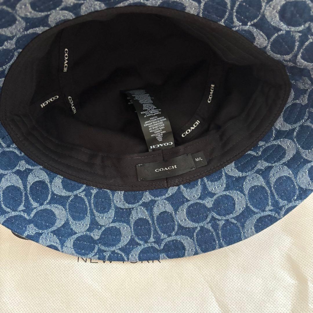 COACH シグネチャー デニム バケットハット
