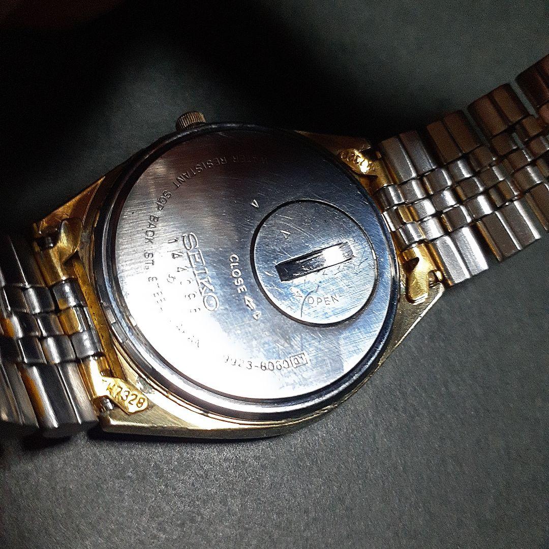 SEIKO キングクォーツ men's腕時計 稼働品