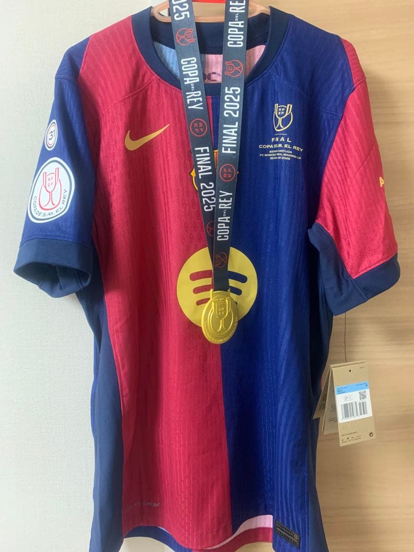 入手困難 ラミン ヤマル バルセロナ オーセンティック ユニフォーム 国王杯