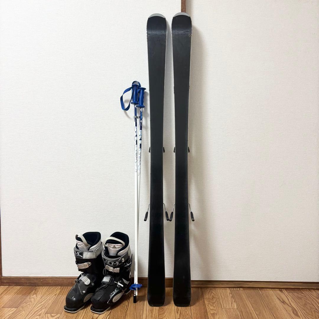■HEAD■女性用スキーセット■板147/靴24-24.5/ストック108