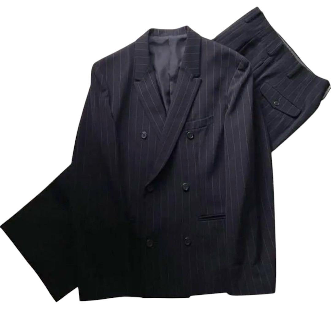 Y's archive setup ダブルブレスト ストライプ スーツ