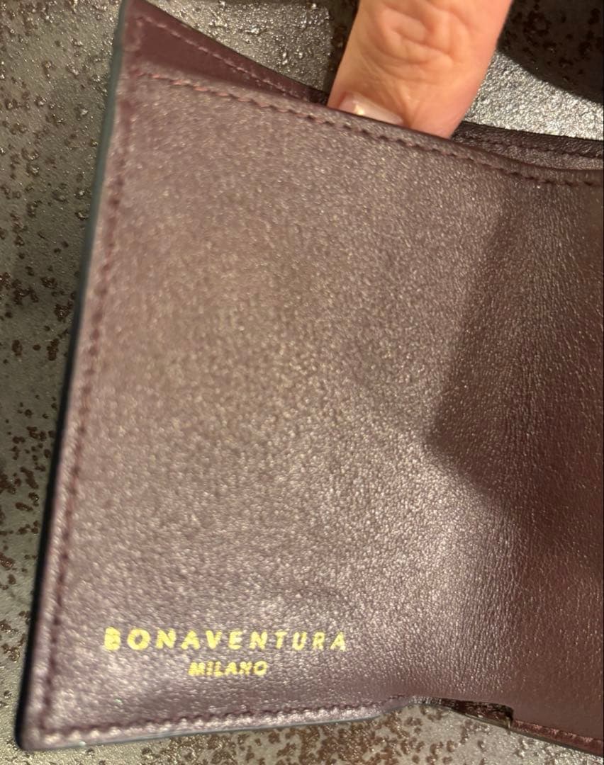新品未使用BONAVENTURA ボナベンチュラ ミニ財布　黒