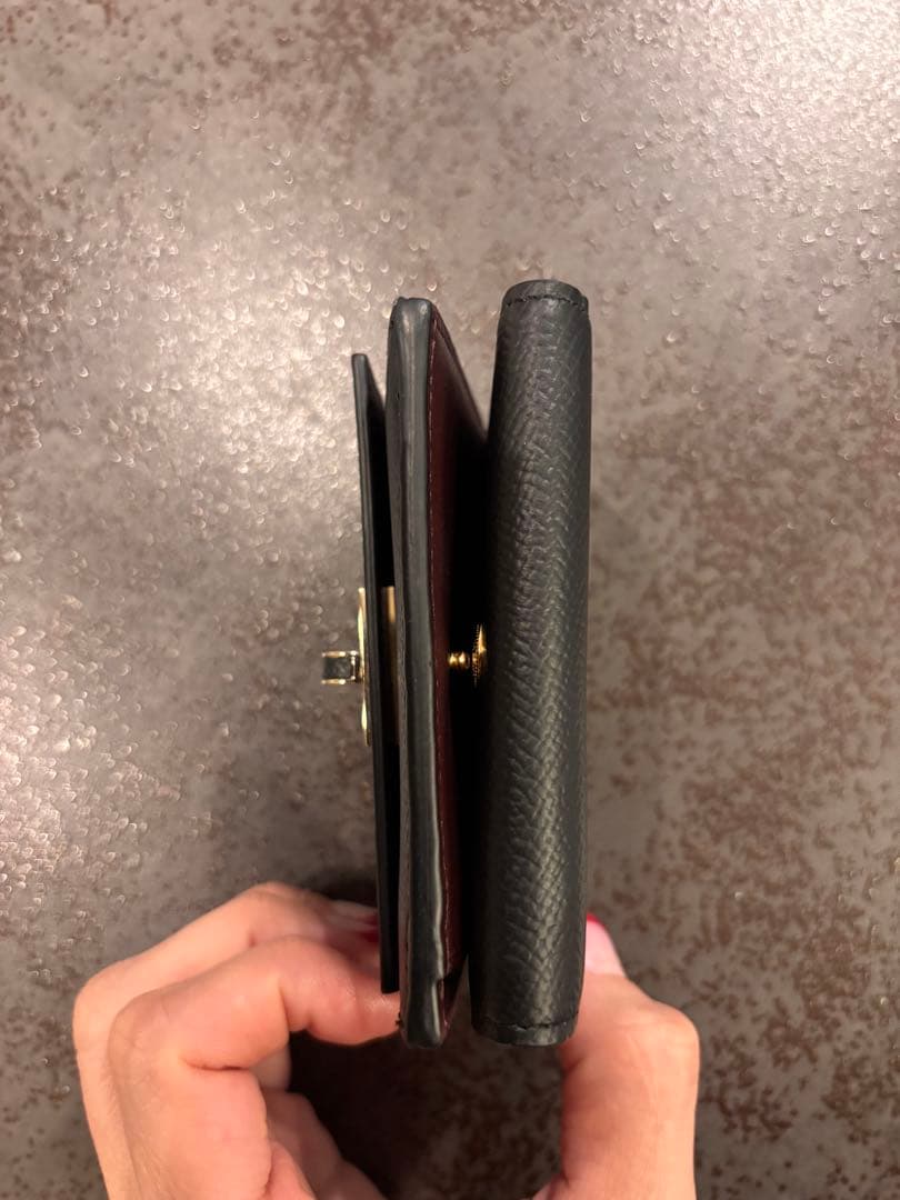 新品未使用BONAVENTURA ボナベンチュラ ミニ財布　黒