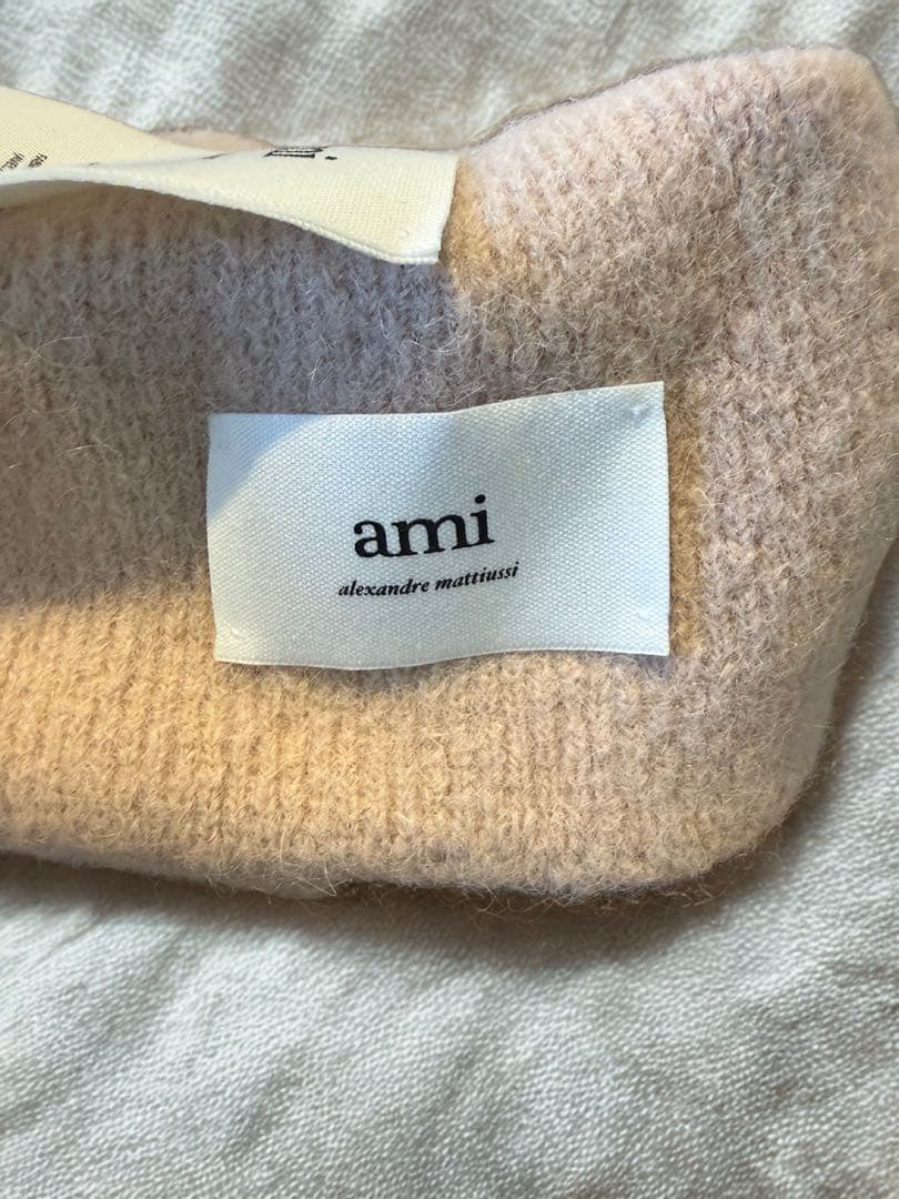 アミパリス amiparis ニット帽 ピンク