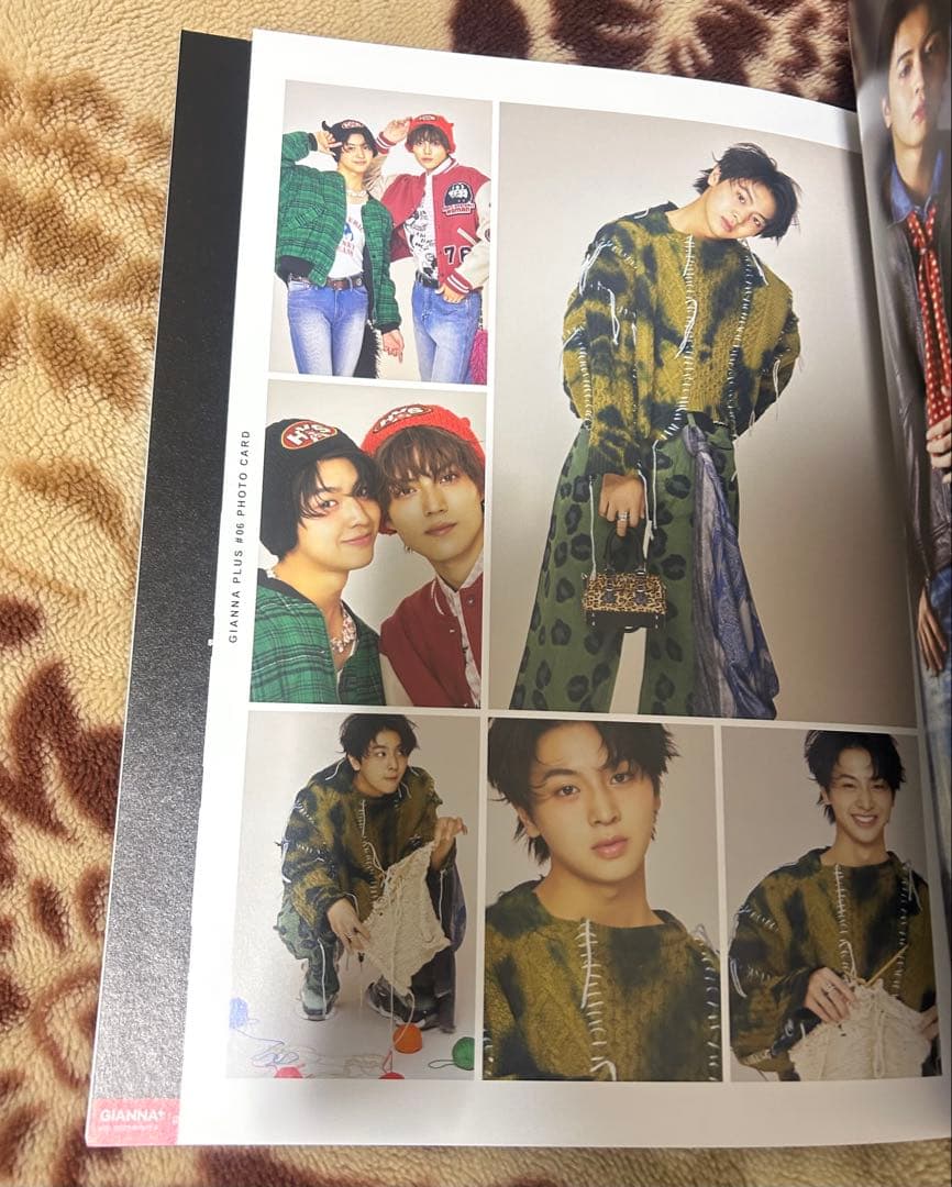 せ*〛様 切り取りなし　GIANNA+ Plus ♯6 藤本洸大 簡秀吉