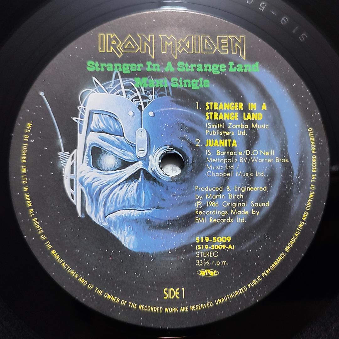 【国内盤12\"】アイアン・メイデン ストレンジャー・イン・ア・ストレンジ・ランド