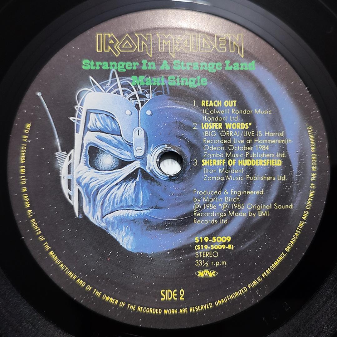 【国内盤12\"】アイアン・メイデン ストレンジャー・イン・ア・ストレンジ・ランド