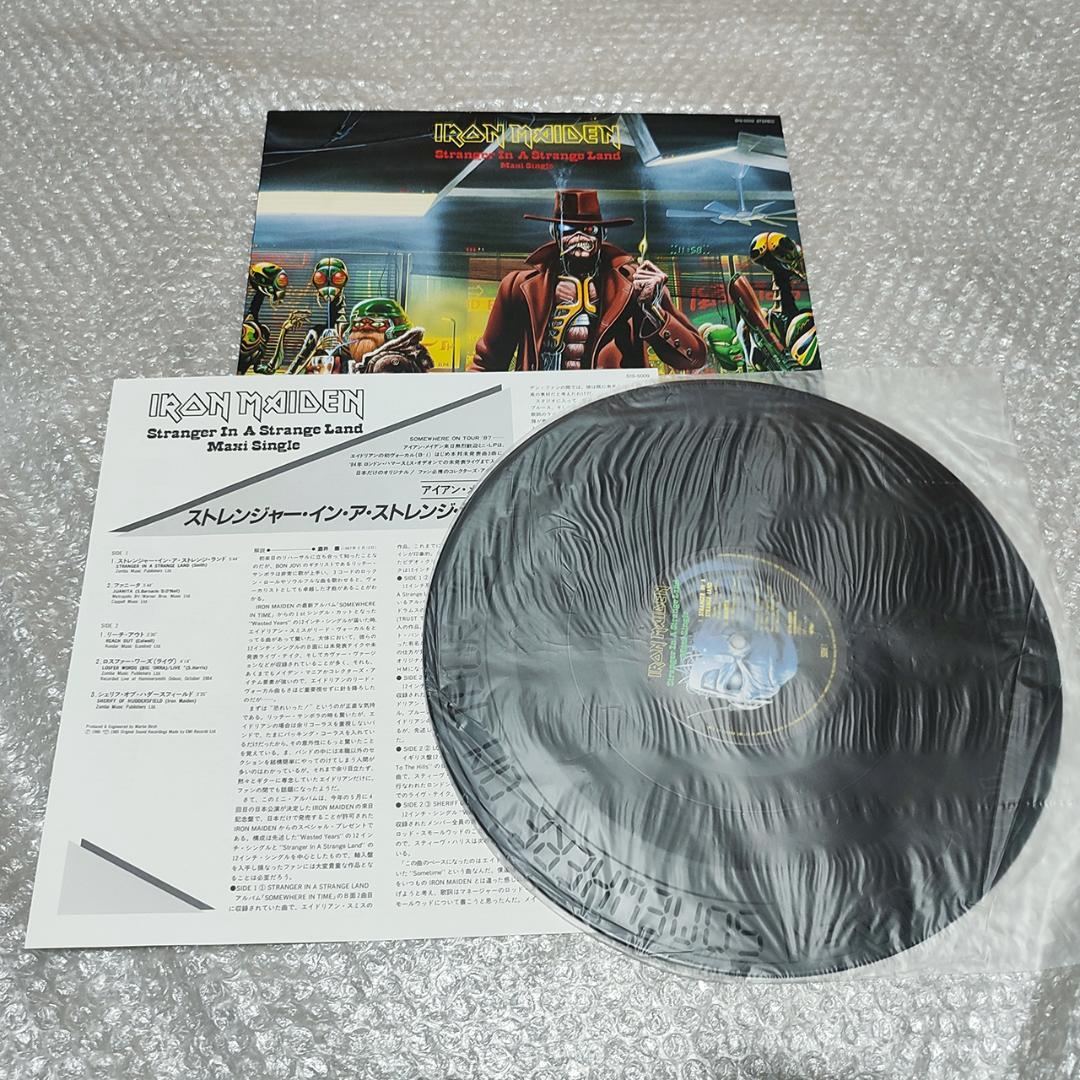 【国内盤12\"】アイアン・メイデン ストレンジャー・イン・ア・ストレンジ・ランド