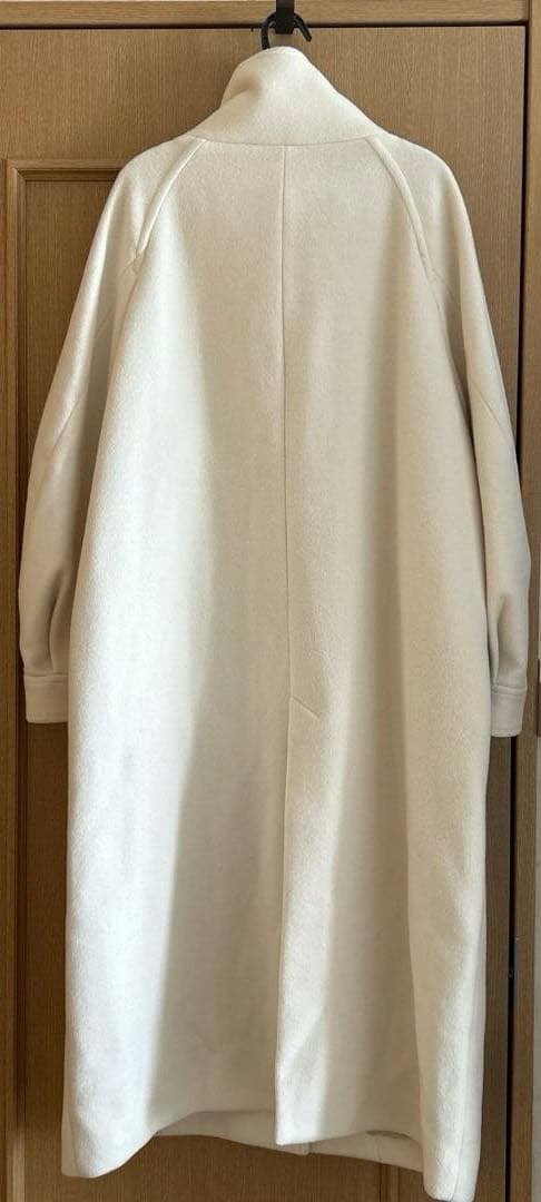Rouge vif パフスリーブウールコート　オフホワイト　36