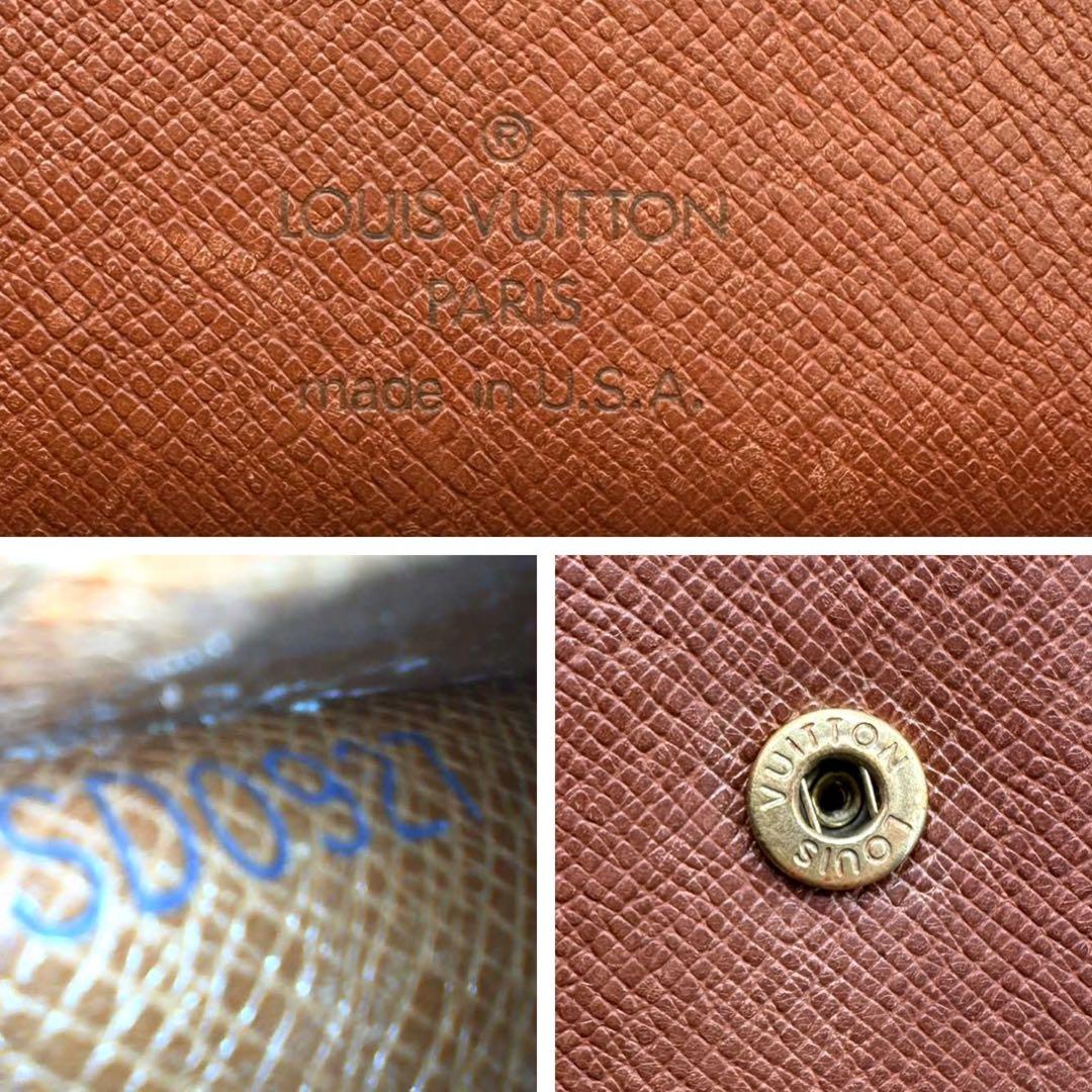 【極美品】ルイヴィトン ポルトフォイユ マルコ 財布 モノグラム SD0927