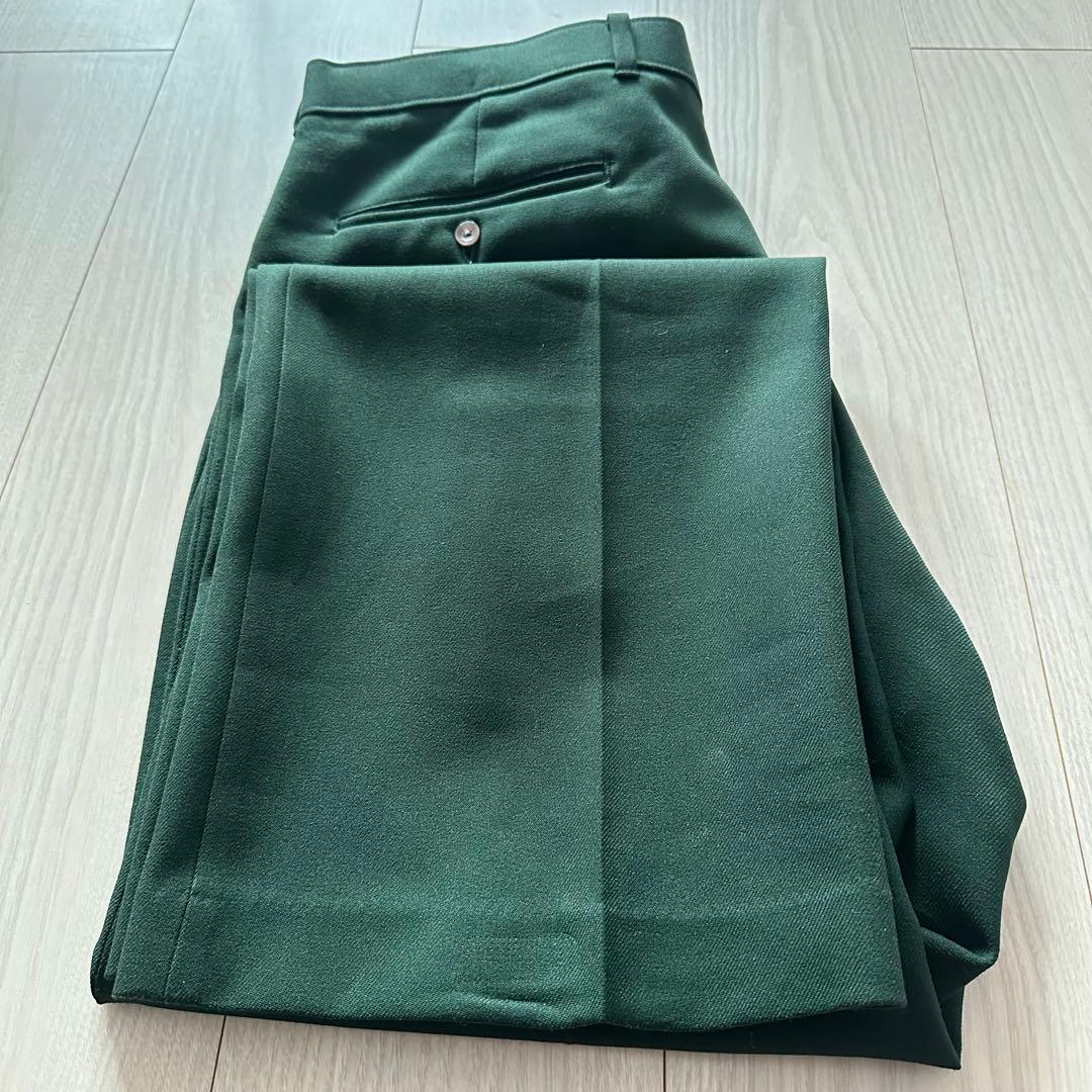 80s Levi's ACTION SLACKS グリーン　W35相当