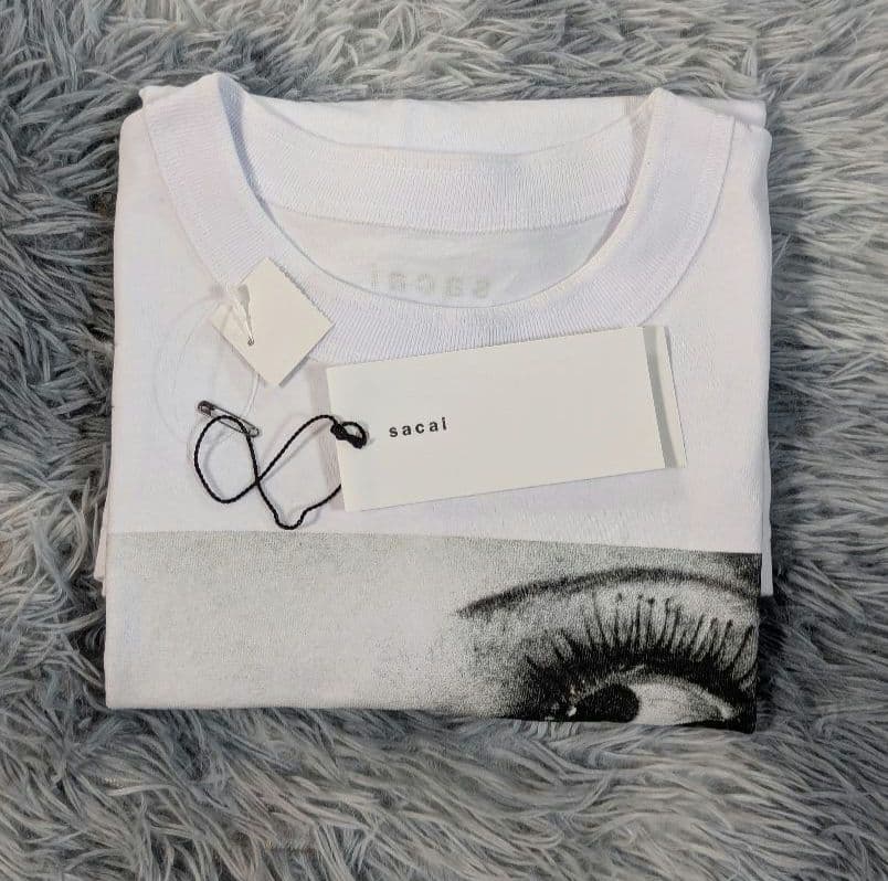 25ss sacai✖MANRAY サカイ✖マンレイ 白 サイズ1