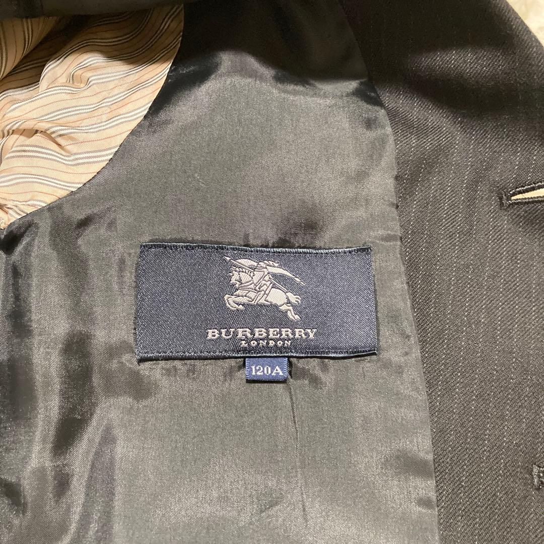 バーバリーロンドン フォーマルスーツ セットアップ 120 男の子　ブラック