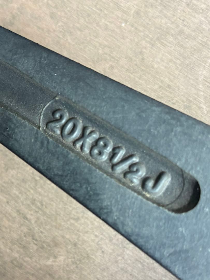 ヒデ‼️【入手困難】スポーツテクニック　マッドブラック　20インチホイール①