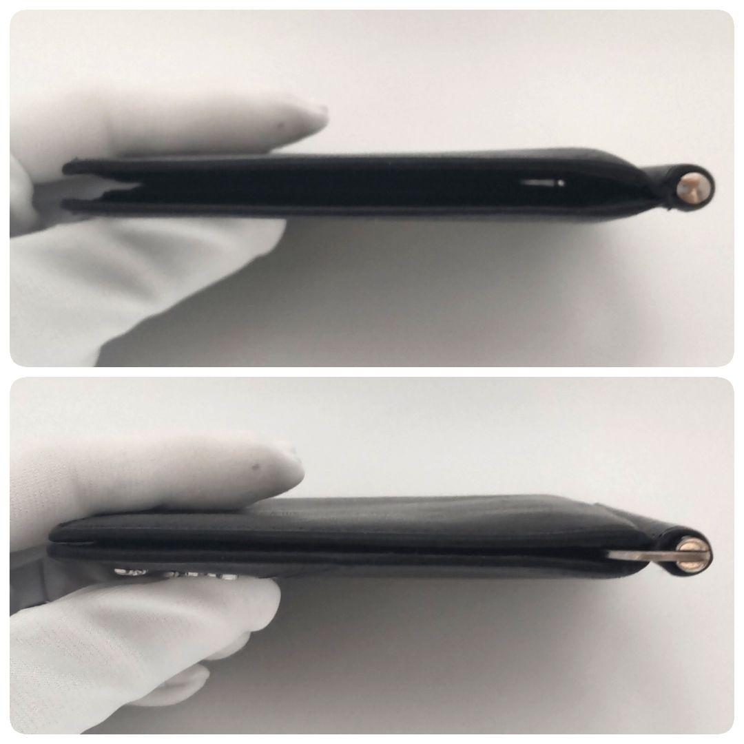 PRADA プラダ マネークリップ サフィアーノ レザー ブラック