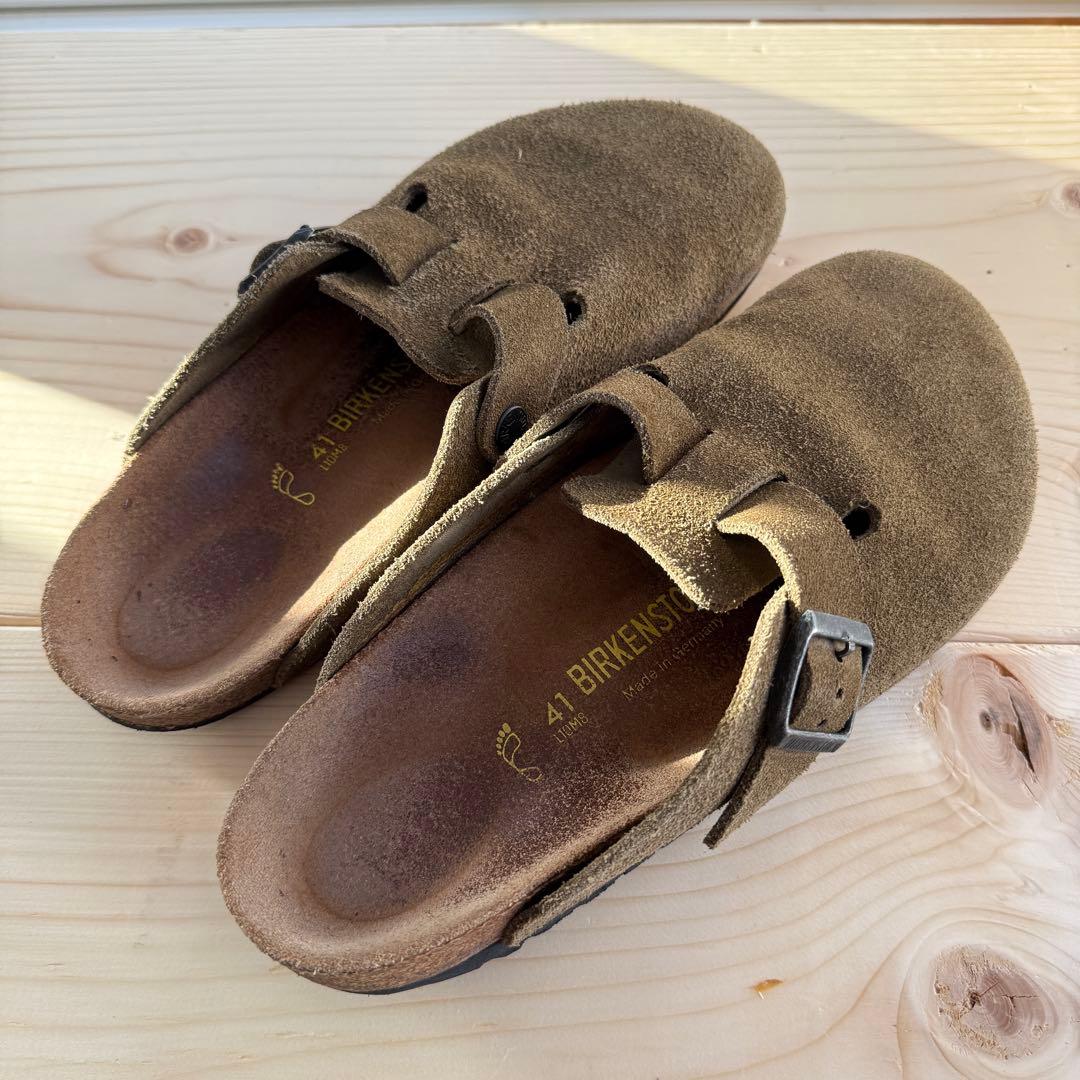 ビルケンシュトック　ボストン　オリーブ　41 26.5