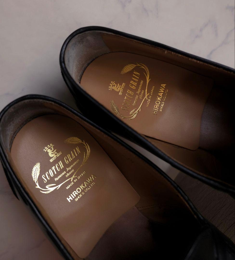 スコッチグレイン タッセルローファー 専用シューツリー付き