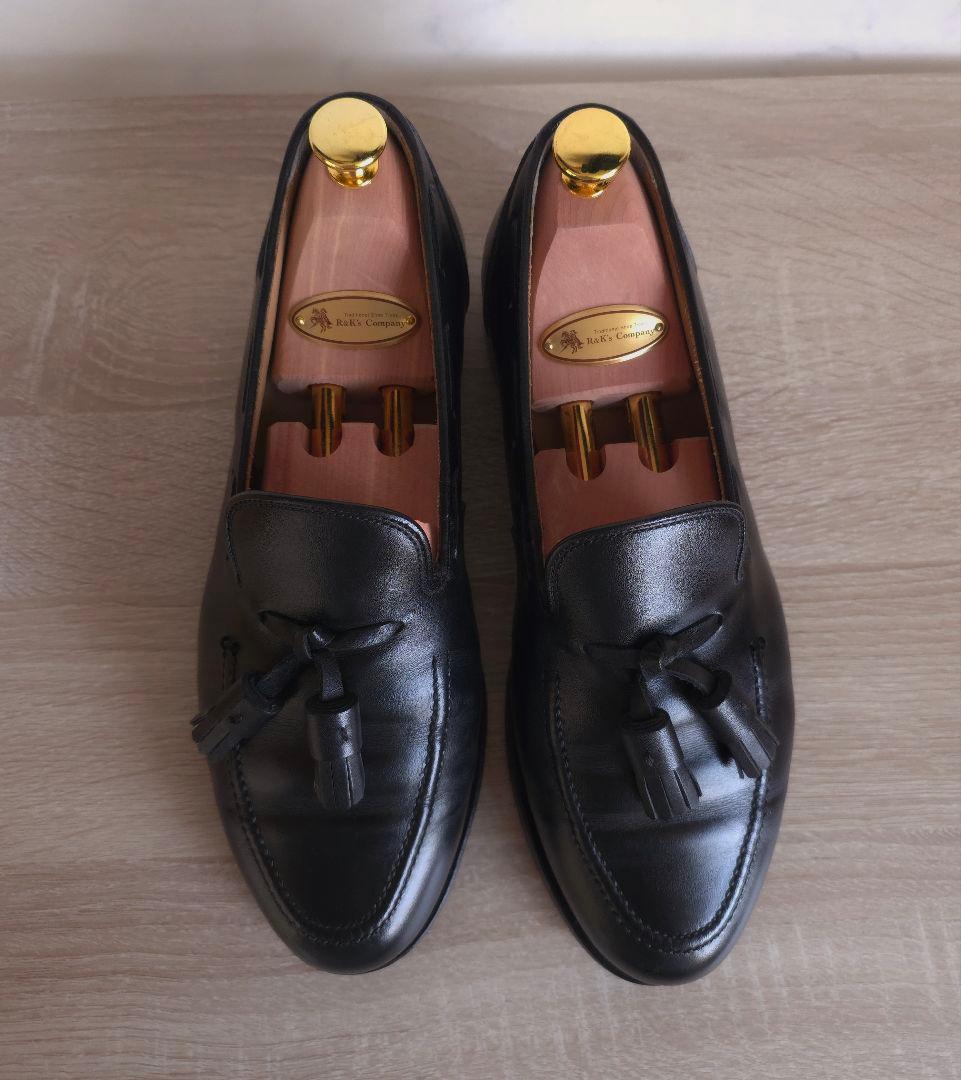 スコッチグレイン タッセルローファー 専用シューツリー付き