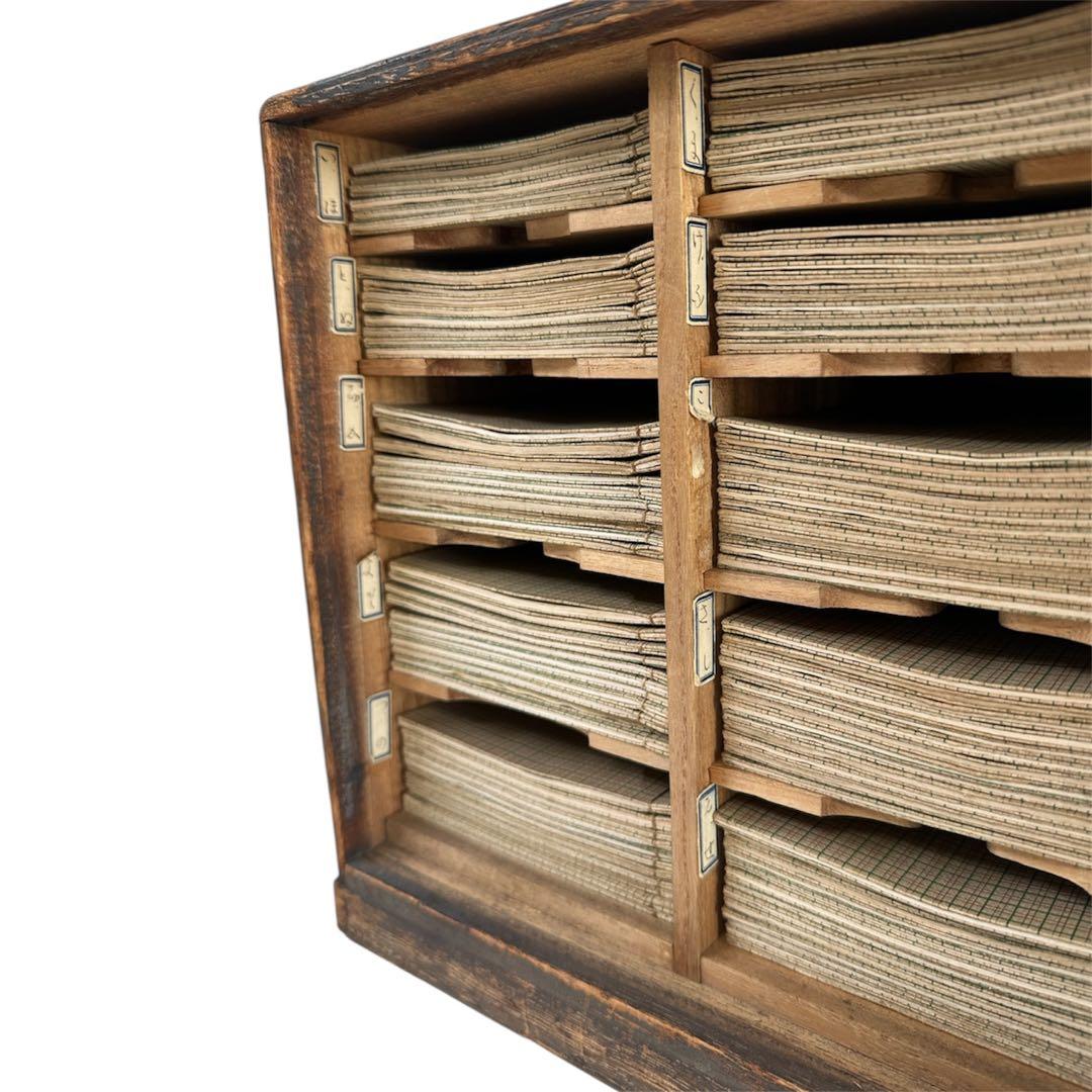 観世流 改定 謡本 101冊 大量 まとめ 木箱 木棚 能楽 昭和 古書 和書