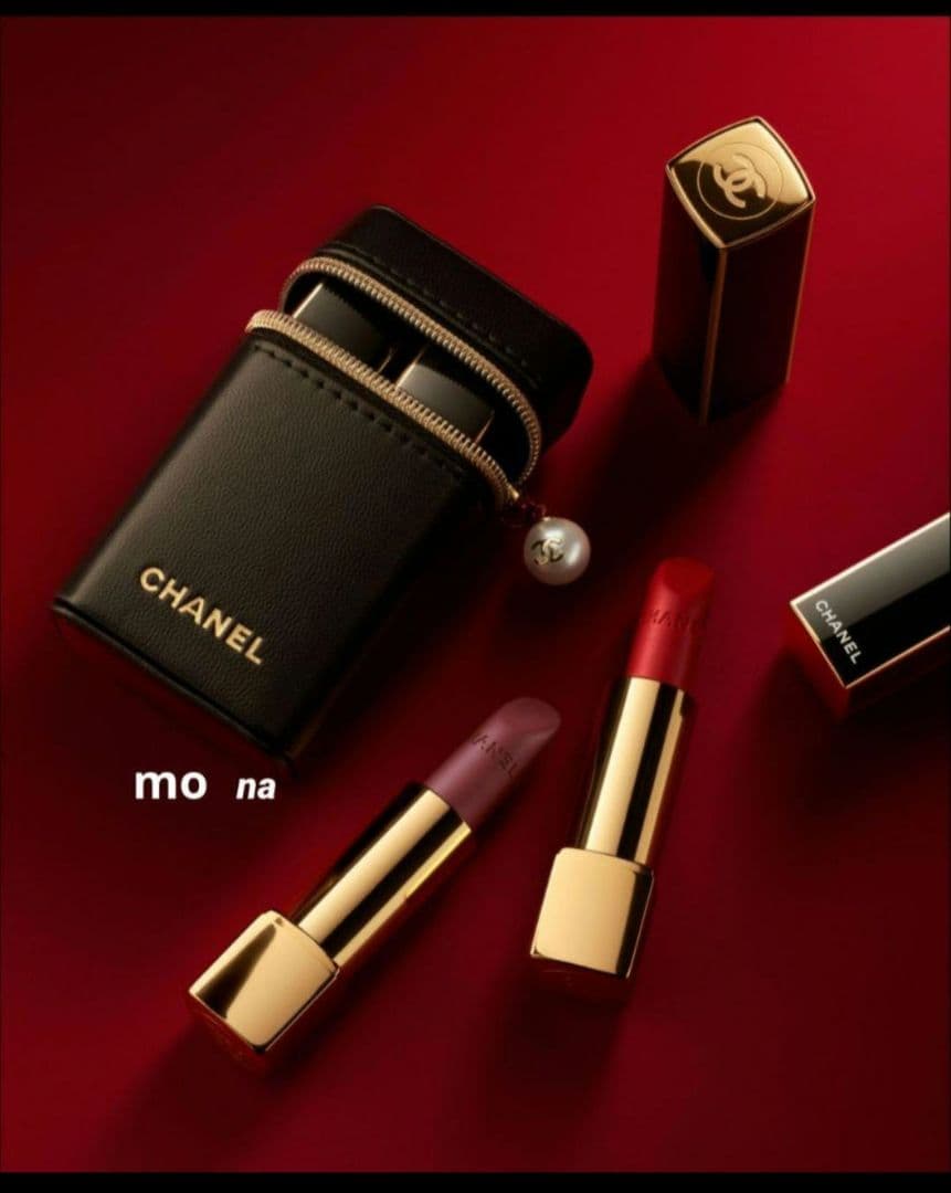 CHANEL ROUGE ALLURE VELVET 口紅リップポーチセット