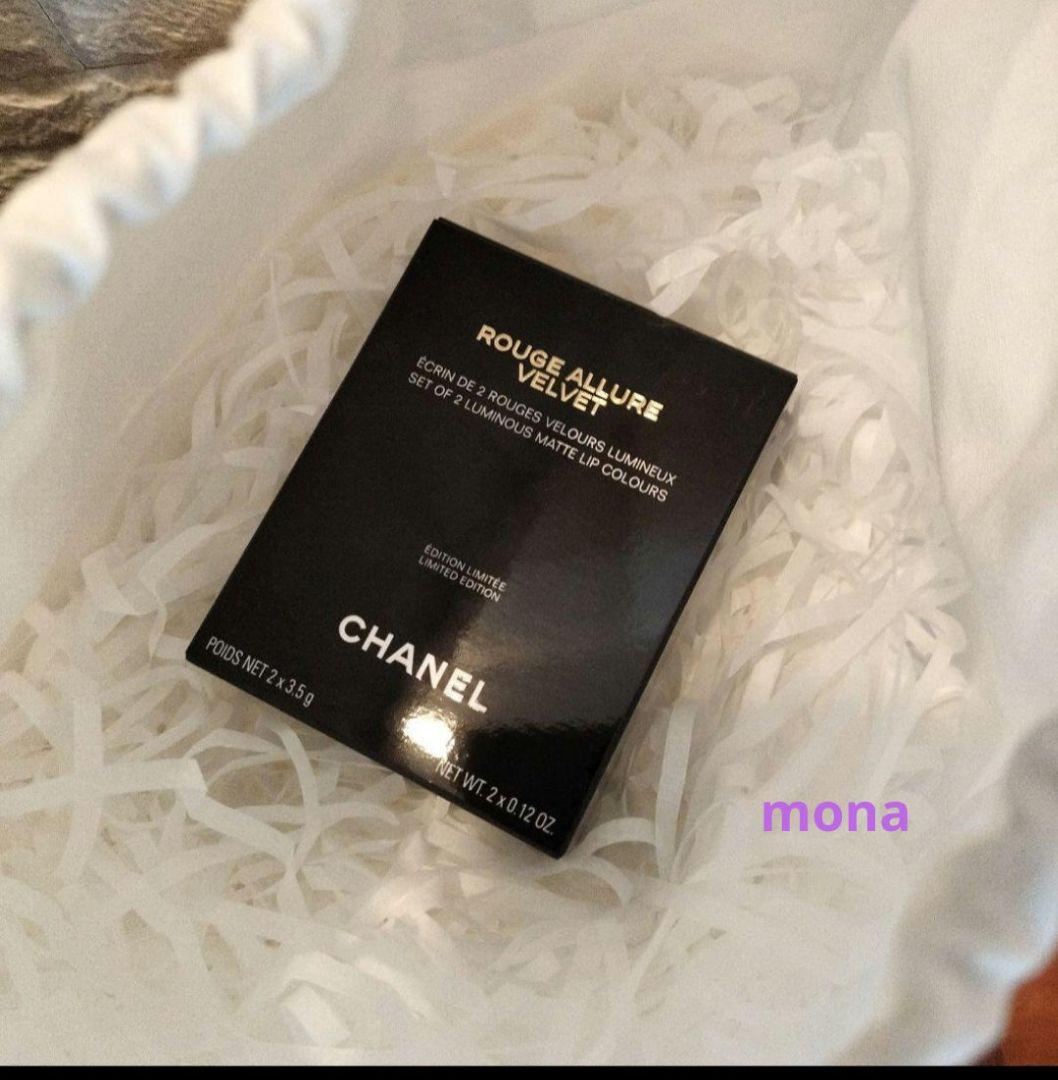 CHANEL ROUGE ALLURE VELVET 口紅リップポーチセット