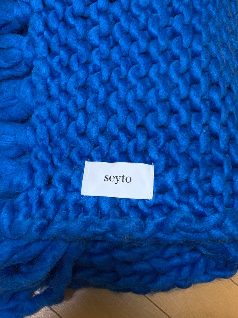 seyto ハンドメイドボリュームチャンキーマフラー