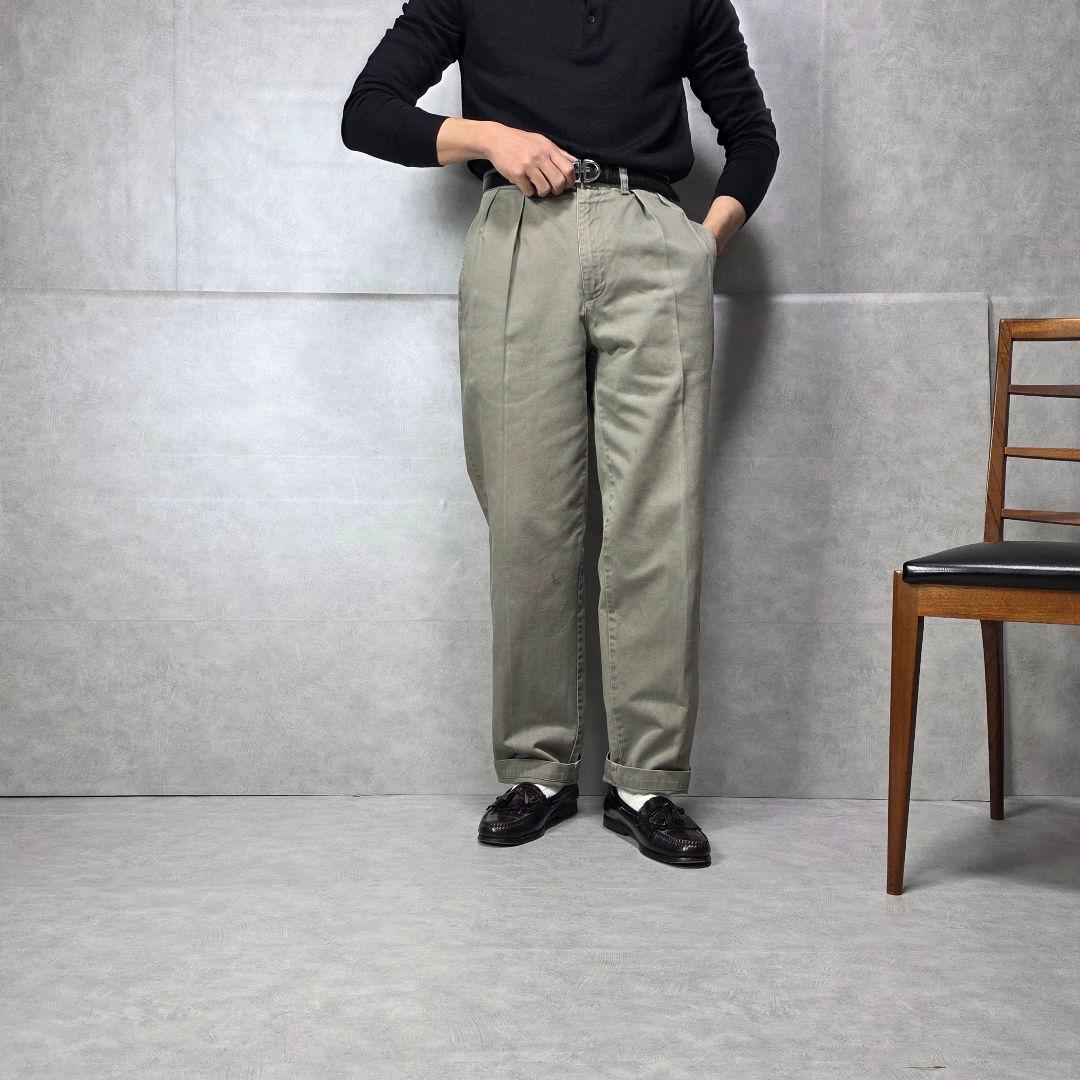 90sPoloByRalphLaurenANDREW ポロチノトラウザーズW30