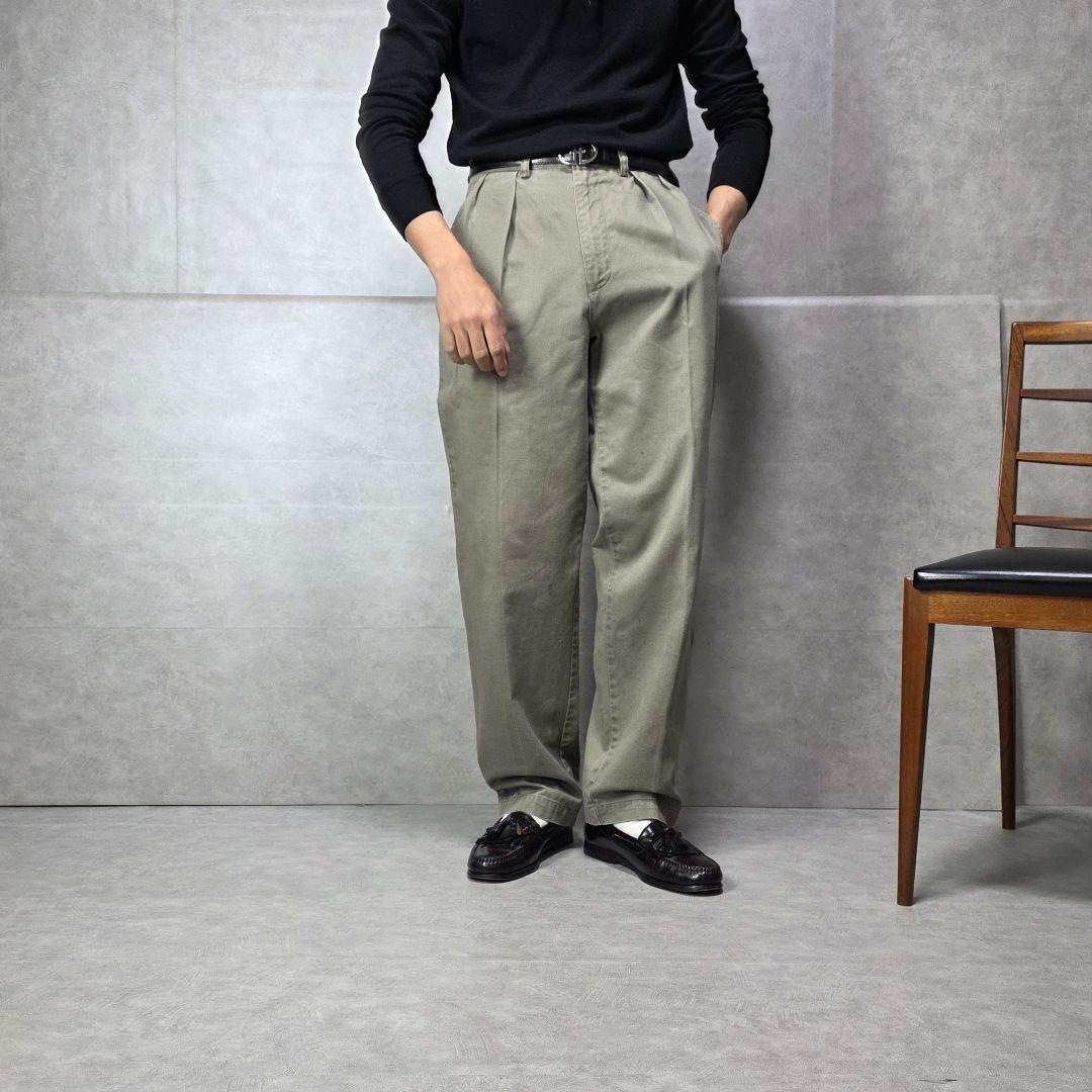 90sPoloByRalphLaurenANDREW ポロチノトラウザーズW30