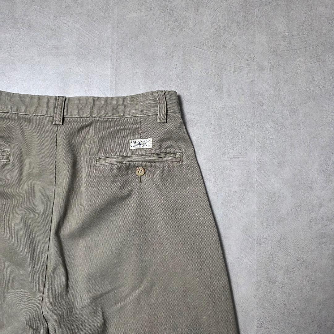 90sPoloByRalphLaurenANDREW ポロチノトラウザーズW30