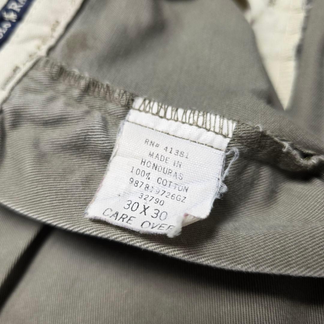 90sPoloByRalphLaurenANDREW ポロチノトラウザーズW30