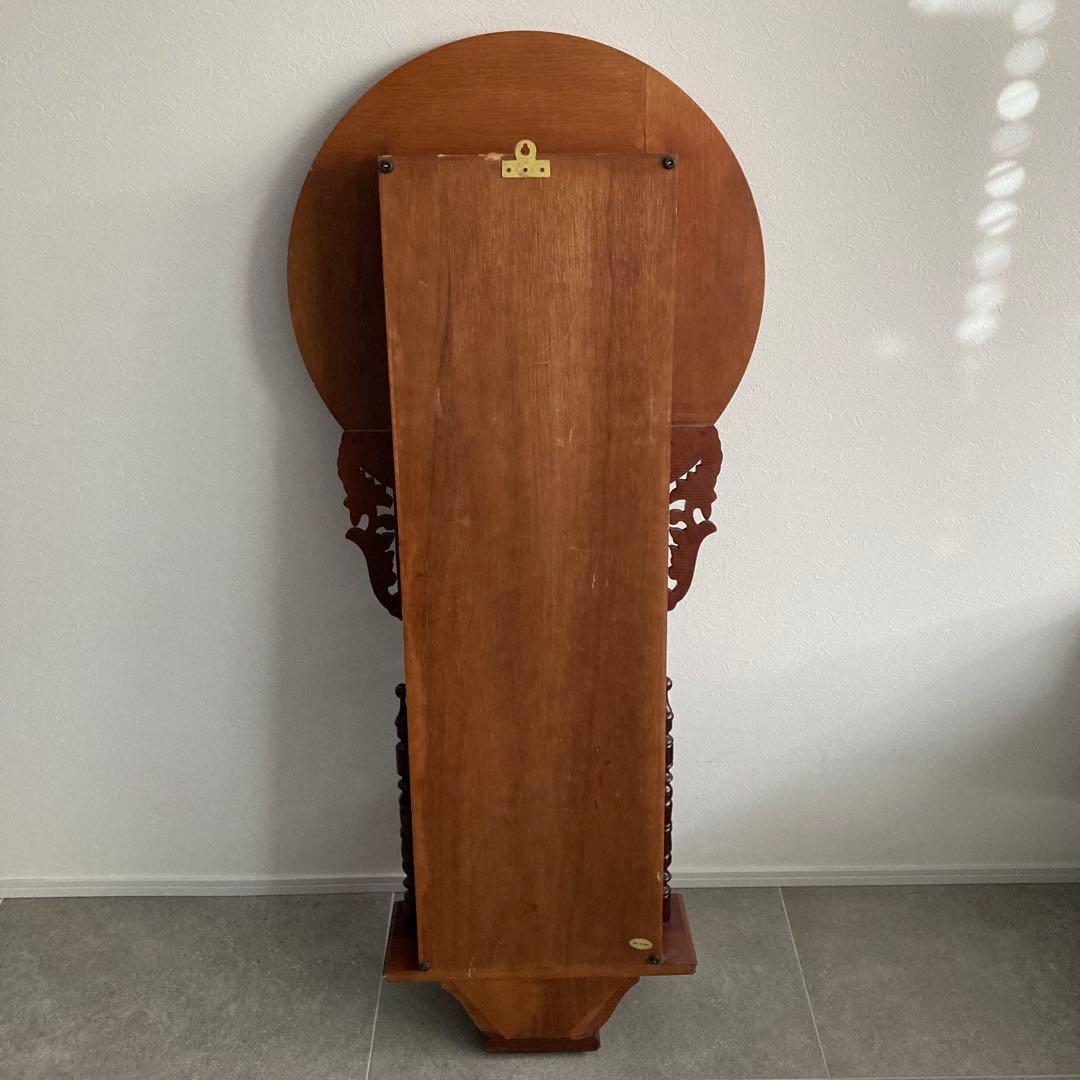 beacon 掛時計 木製 ボンボン ゼンマイ式 木彫 特大 126㎝ 貴重