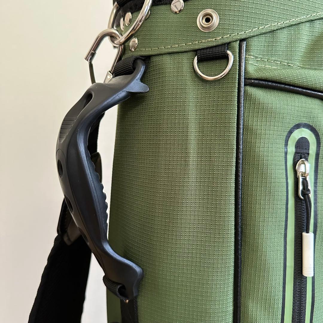 美品 CALLAWAY キャディバッグ 9.5型 スタンド カーキ SS22JM