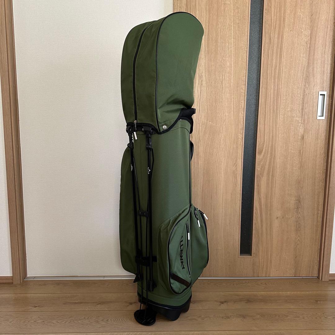 美品 CALLAWAY キャディバッグ 9.5型 スタンド カーキ SS22JM