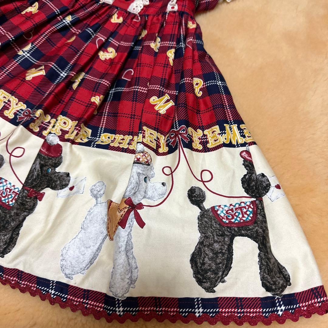 ば*★様 【週末限定値下げ中】シャーリーテンプル　半袖ワンピース 120cm プ