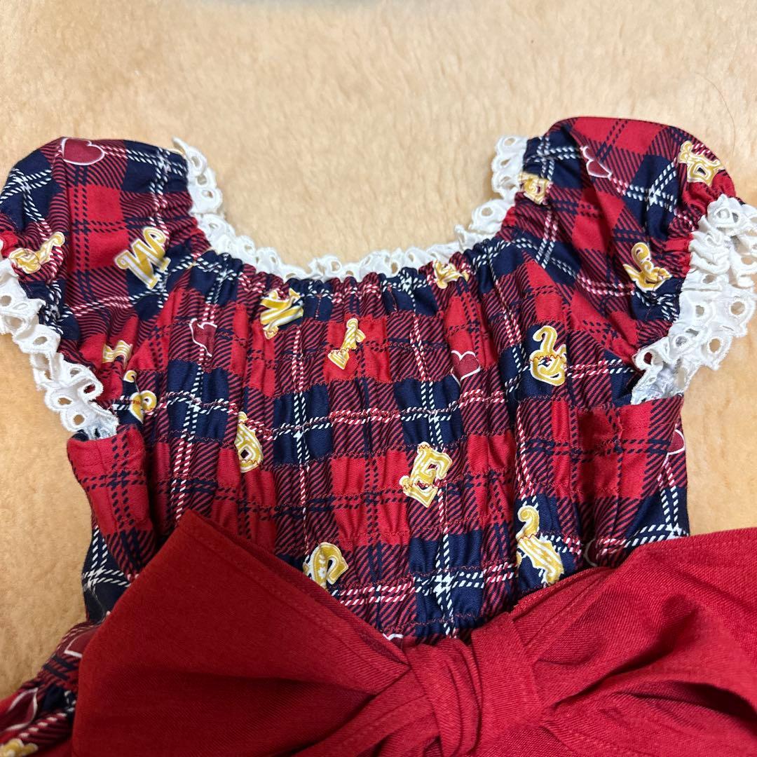 ば*★様 【週末限定値下げ中】シャーリーテンプル　半袖ワンピース 120cm プ